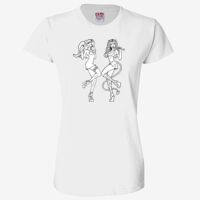 Ladies' 6.1 oz., 100% Cotton T-Shirt Thumbnail