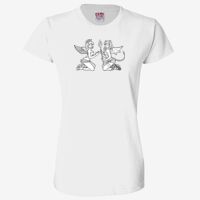 Ladies' 6.1 oz., 100% Cotton T-Shirt Thumbnail