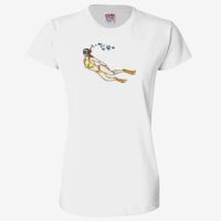 Ladies' 6.1 oz., 100% Cotton T-Shirt Thumbnail