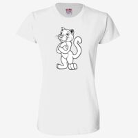 Ladies' 6.1 oz., 100% Cotton T-Shirt Thumbnail