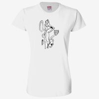 Ladies' 6.1 oz., 100% Cotton T-Shirt Thumbnail