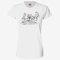 Ladies' 6.1 oz., 100% Cotton T-Shirt Thumbnail