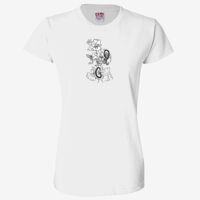 Ladies' 6.1 oz., 100% Cotton T-Shirt Thumbnail