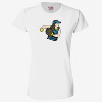 Ladies' 6.1 oz., 100% Cotton T-Shirt Thumbnail