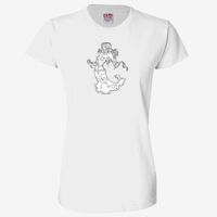 Ladies' 6.1 oz., 100% Cotton T-Shirt Thumbnail