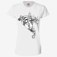 Ladies' 6.1 oz., 100% Cotton T-Shirt Thumbnail