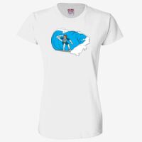 Ladies' 6.1 oz., 100% Cotton T-Shirt Thumbnail