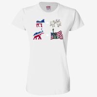 Ladies' 6.1 oz., 100% Cotton T-Shirt Thumbnail