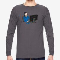 Unisex USA Made Heavyweight Long-Sleeve T-Shirt Thumbnail