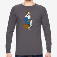 Unisex USA Made Heavyweight Long-Sleeve T-Shirt Thumbnail