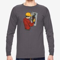 Unisex USA Made Heavyweight Long-Sleeve T-Shirt Thumbnail
