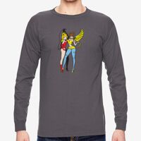 Unisex USA Made Heavyweight Long-Sleeve T-Shirt Thumbnail